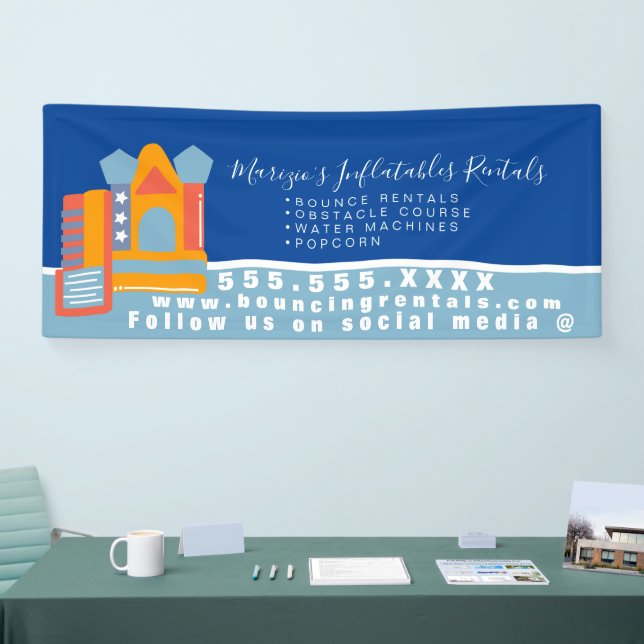 Lona Castillo inflable Salto Casa Bonza Alquiler Fiesta (Feria)