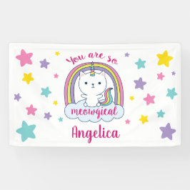 Lona Caticorn | Banner | Blanco