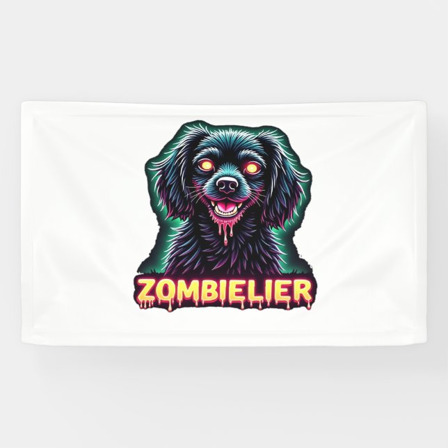 Lona Cavalier King Charles Spaniel CKCS Zombie Dog Hall (Horizontal)