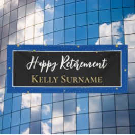 Lona ¡Celebración! Cartel de retiro feliz