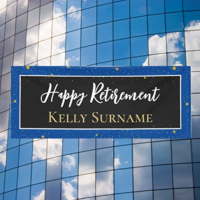 Lona ¡Celebración! Cartel de retiro feliz (Subido por el creador)