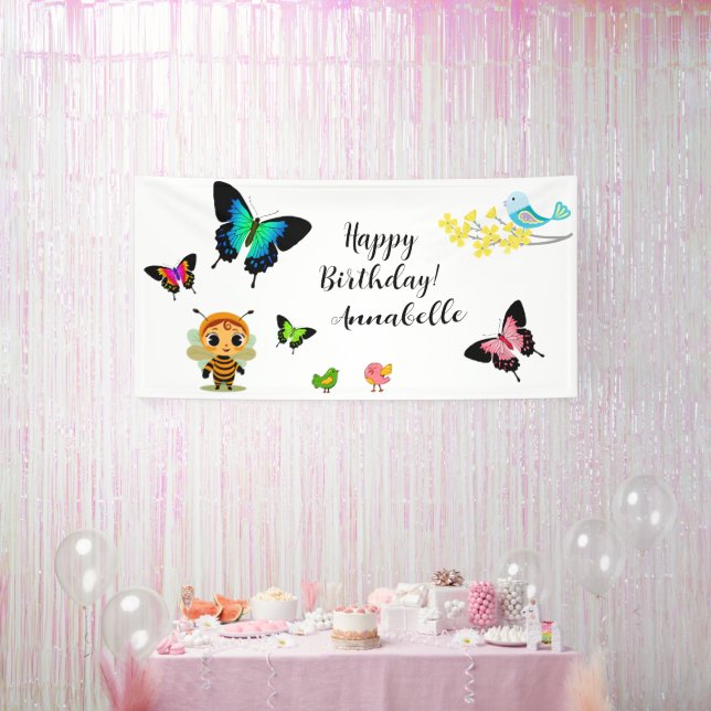 Lona Celebración de los niños Fiestas en el jardín (Fiesta)