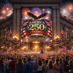 Lona Celebración del 250º Aniversario de América – Patr