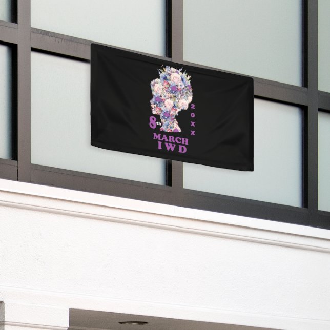 Lona Celebración del Día Internacional de la Mujer 2025 (Edificio exterior)