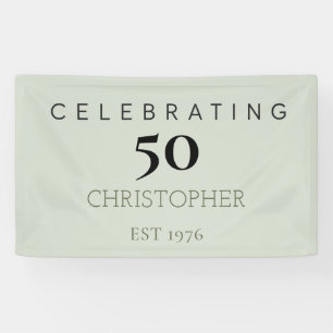 Lona Celebrando cumpleaños número 50