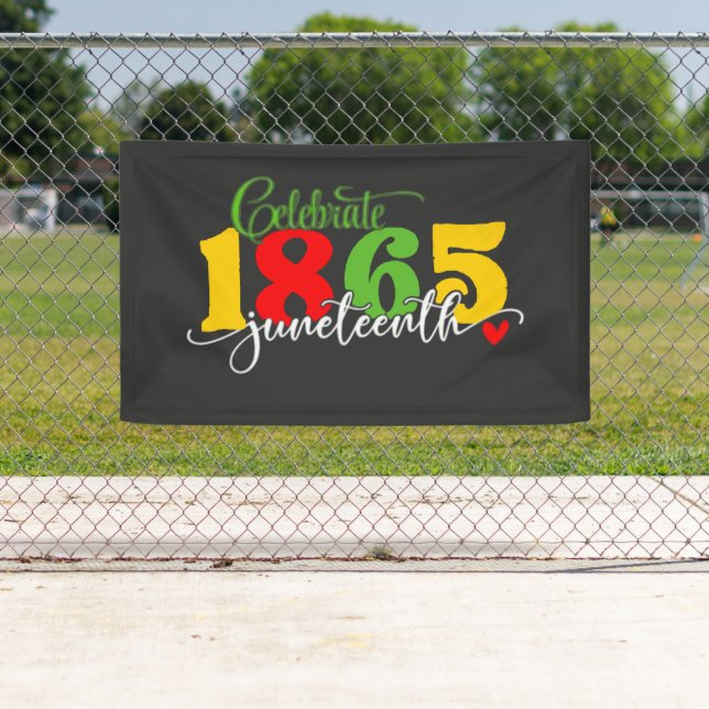 Lona Celebrar el 16 de junio: Libertad desde 1865 (In situ)