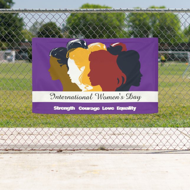 Lona Celebrar el Día de la Mujer 8 de marzo de 2025 (In situ)