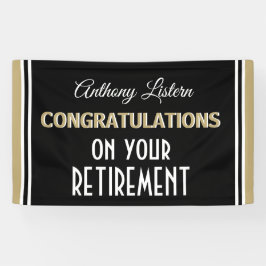 Lona ¡Celebren! Banner del fiesta de Jubilación persona