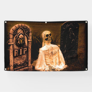 Lona Cementerio de Halloween