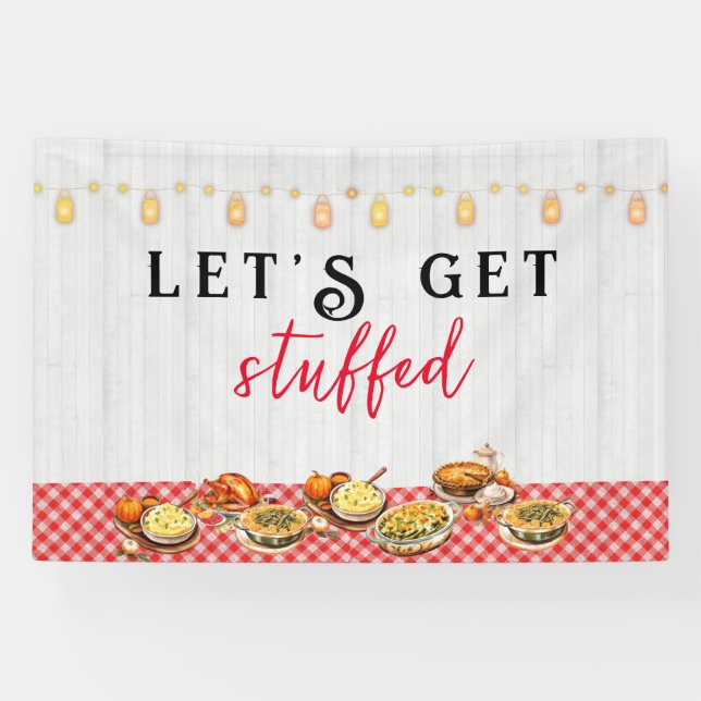 Lona Cena de Día de Amistad en Turquía (Horizontal)