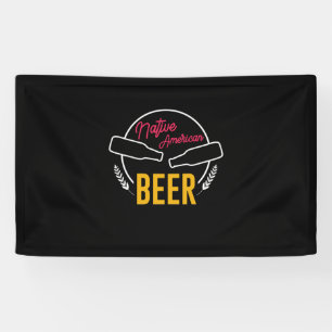 Lona Cerveza nativa norteamericana