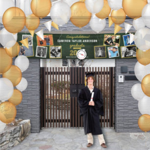 Lona Chalkboard Sketch 2025 10 Photo Graduation Party