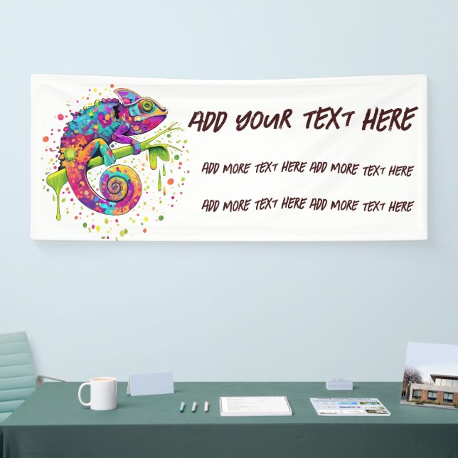 Lona Chameleon Paint Stains Watercolor Style (Feria)