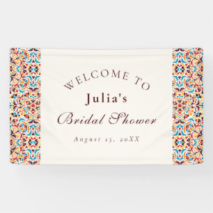 Lona Champán de lujo caprichoso estilo floral de ducha
