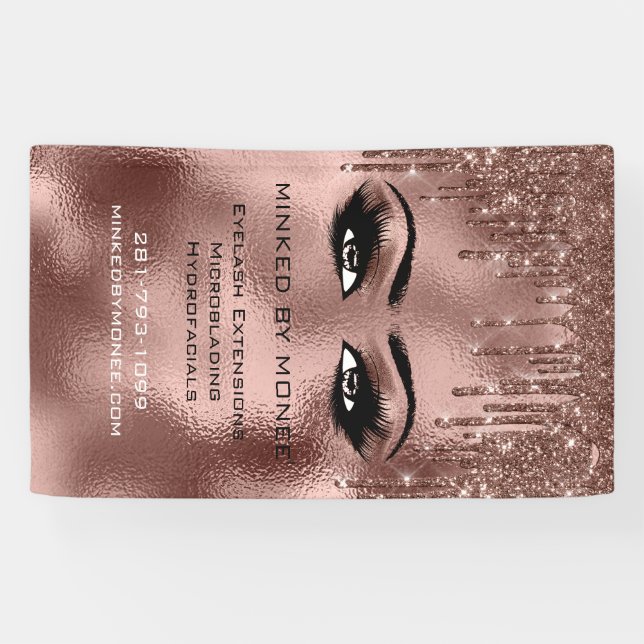 Lona Chantelle Eyelash Brows Makeup Drips Vertical (Horizontal)