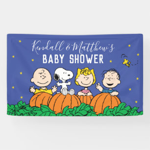 Lona Charlie Brown y la Baby Shower de calabaza de pand