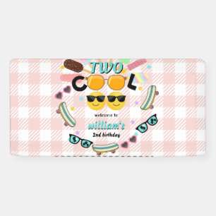 Lona chaval lindo verano dulce dos refrescantes cumplea