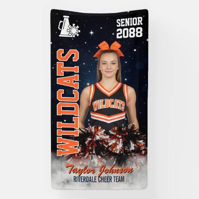 Lona Cheer Team Custom Sports Photo Senior Cheerleading (Vertical)