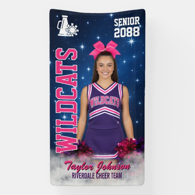 Lona Cheer Team Custom Sports Photo Senior Cheerleading (Vertical)