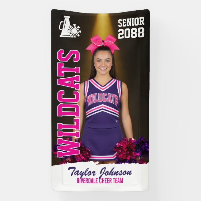 Lona Cheerleading Senior Cheer Team Custom Sports Photo (Vertical)
