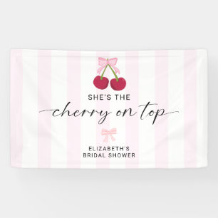 Lona Cherry On Top Despedida de Soltera Coquette Lazos 