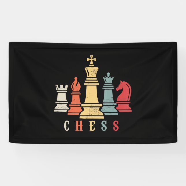 Lona Chess Lover | Regalo de jaque mate de ajedrez (Horizontal)