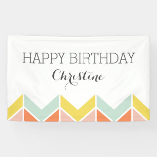 Lona Chevron alegre