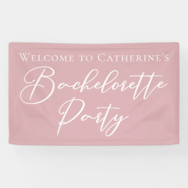 Lona Chic Dusty Rose Pink Bachelorette Party Custom