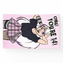 Chica adolescente Punk Personalizado rosado 14º cu