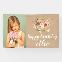 Chica Boy Birthday Wall Decoración de Personalizad