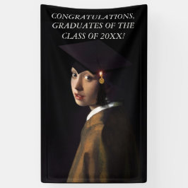 Lona Chica con el Gorra de Graduación