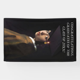 Lona Chica con el Gorra de Graduación