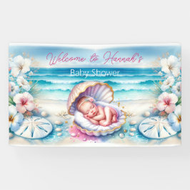 Lona Chica costero Baby Shower personalizado
