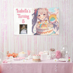 Lona Chica de anime de Bonito personalizado