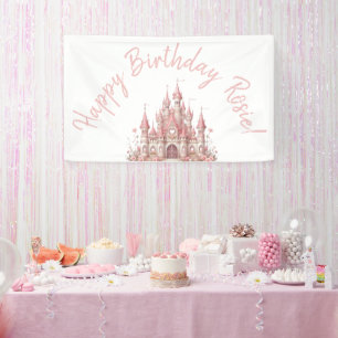 Lona Chica de castillo de hadas  Fiesta personalizado r