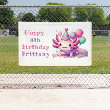 Chica de cumpleaños personalizado | Anime Axolotl