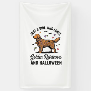 Lona Chica Retriever Dorado Halloween Madre Perro Vinta