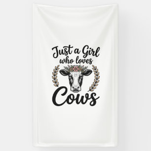 Lona Chica Vintage Que Ama Las Vacas Camiseta De Flor D