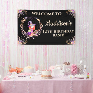 Lona Chica Witch Birthday Watercolor