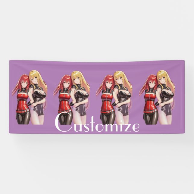 Lona Chicas Cuadros Anime Thunder_Cove (Horizontal)
