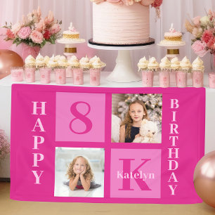 Lona Chicas de Personalizados de la dieta de cumpleaños