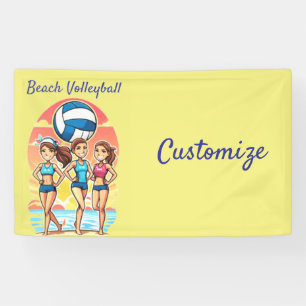 Lona Chicas de voleibol de playa Thunder_Cove