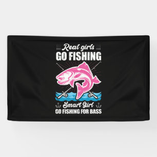 Lona Chicas inteligentes pescadores se van de pesca