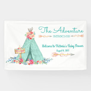 Lona Chicas Tribal TeePee Baby Shower