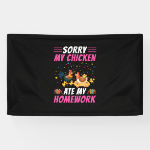 Lona Chicken Lover Mi pollo comió mi hogar