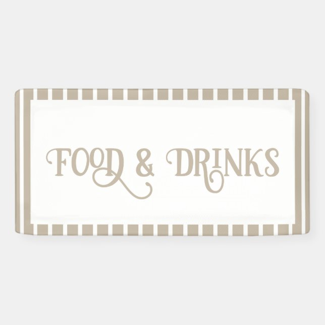 Lona Chico de tabla de surf Cumpleaños neutral personal (Horizontal)