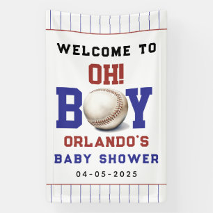 Lona Chico Ducha de Bebé de Béisbol Fiesta Deportiva