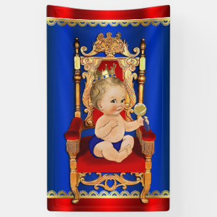 Lona Chico Fancy Royal Prince Baby Shower