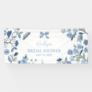 Lona Chinoiserie Azul y Blanco