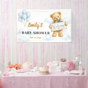 Lona Chorrito de Amor Personalizado para Baby Shower
